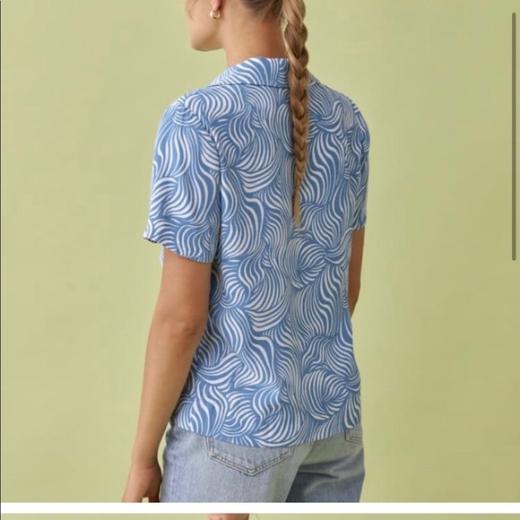 Reformation Cuba top- size small- color splash - Picture 4 of 4
